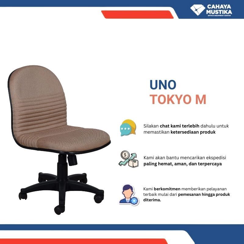 Jual Kursi Kantor Direktur Putar/Kursi Staff/Kursi Kerja Putar/Kursi Kantor Di Malang UNO Tokyo M