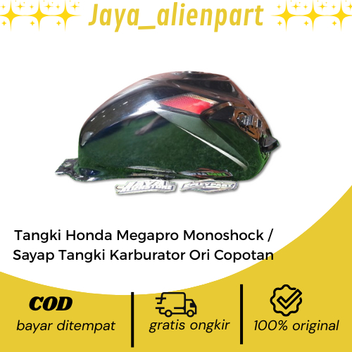 Tangki Honda Megapro Monoshock / Sayap Tangki Karburator Ori Copotan Motor 100%