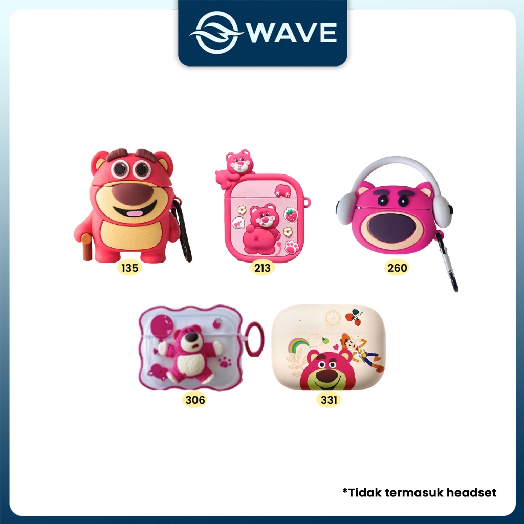 [ATP] Case Airpods Gen 1 2 3 Pro Model Losto Bear Toy Story  Cover Silicone inpods i12 i13