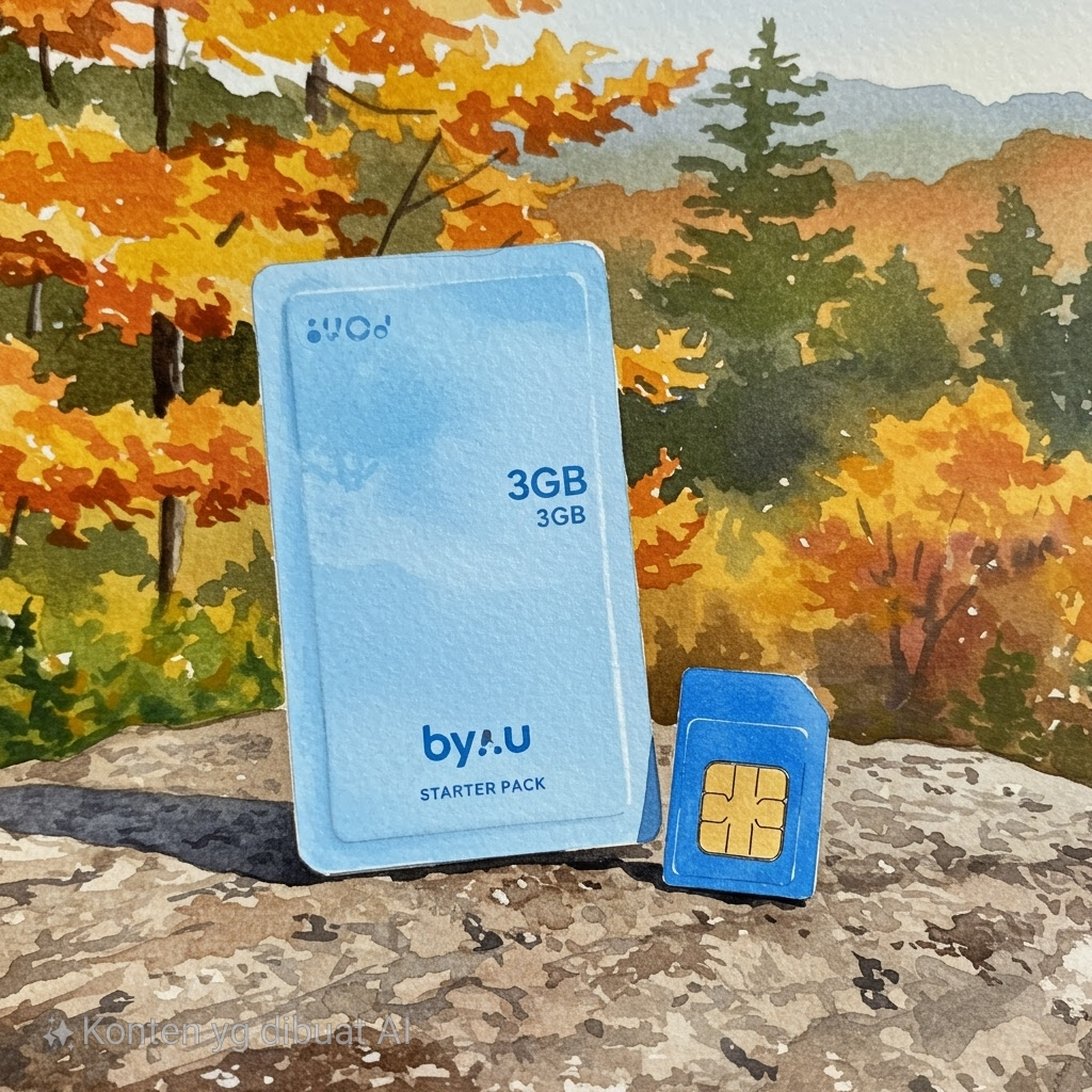Kartu perdana telkomsel by u 3gb(segel dan usage)