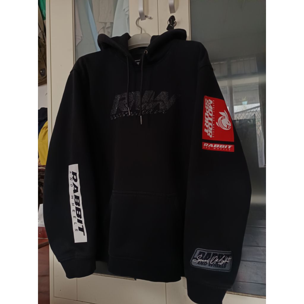 Hoodie rabbit and wheels Speed up size XXL