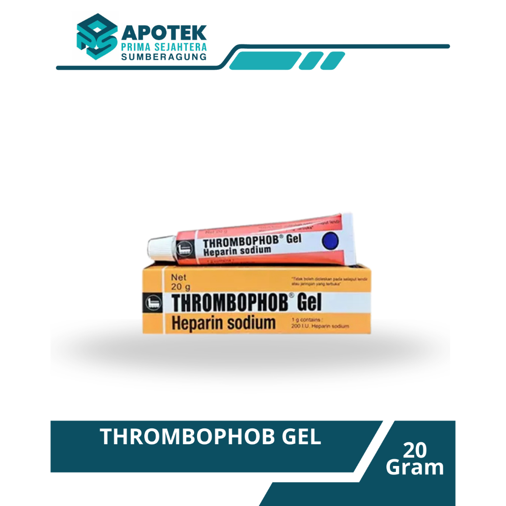 Thrombophob Gel 10 Gram - Mengatasi Luka Lebam, Cedera Olahraga, dan Kecelakaan