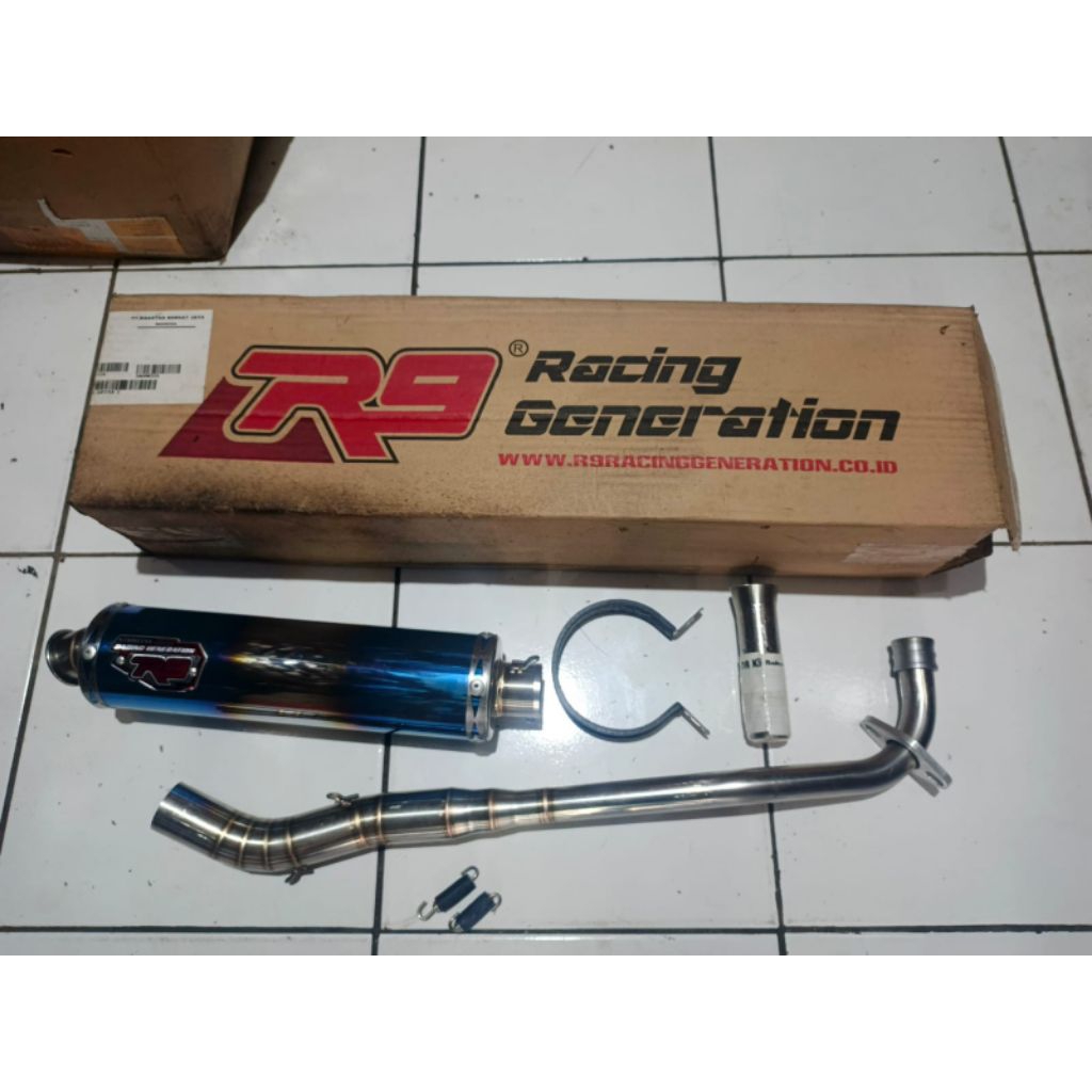 R9 • KNALPOT R9 NEW MUGELLO YAMAHA JUPITER Z VEGA ORIGINAL OLD STOK NOS RARE
