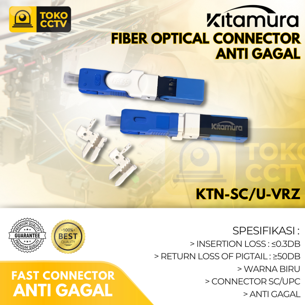 KITAMURA Fast Connector SC UPC Anti Gagal Berkualitas
