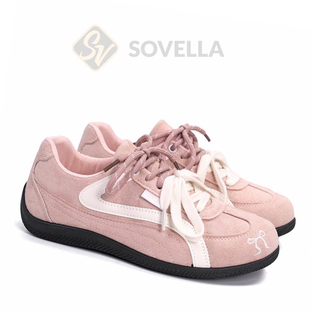 SOVELLA Bellarie Sepatu Sneakers Wanita Simpel Ringan Kekinian Sepatu Tinggi Wanita Women Shoes