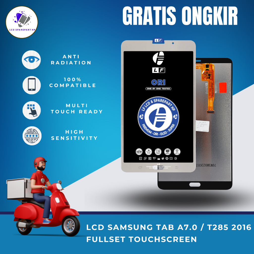 LCD SAMSUNG TAB A7.0 / T285 2016 FULLSET TOUCHSCREEN