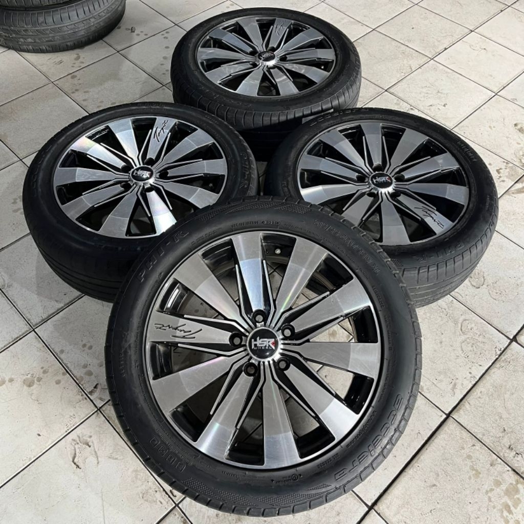 Velg HSR TEMPES Ring 17 x 7 Baud 5x114,3 Et42 Velg Aja Hrv Xpander Ertiga Terios Rush