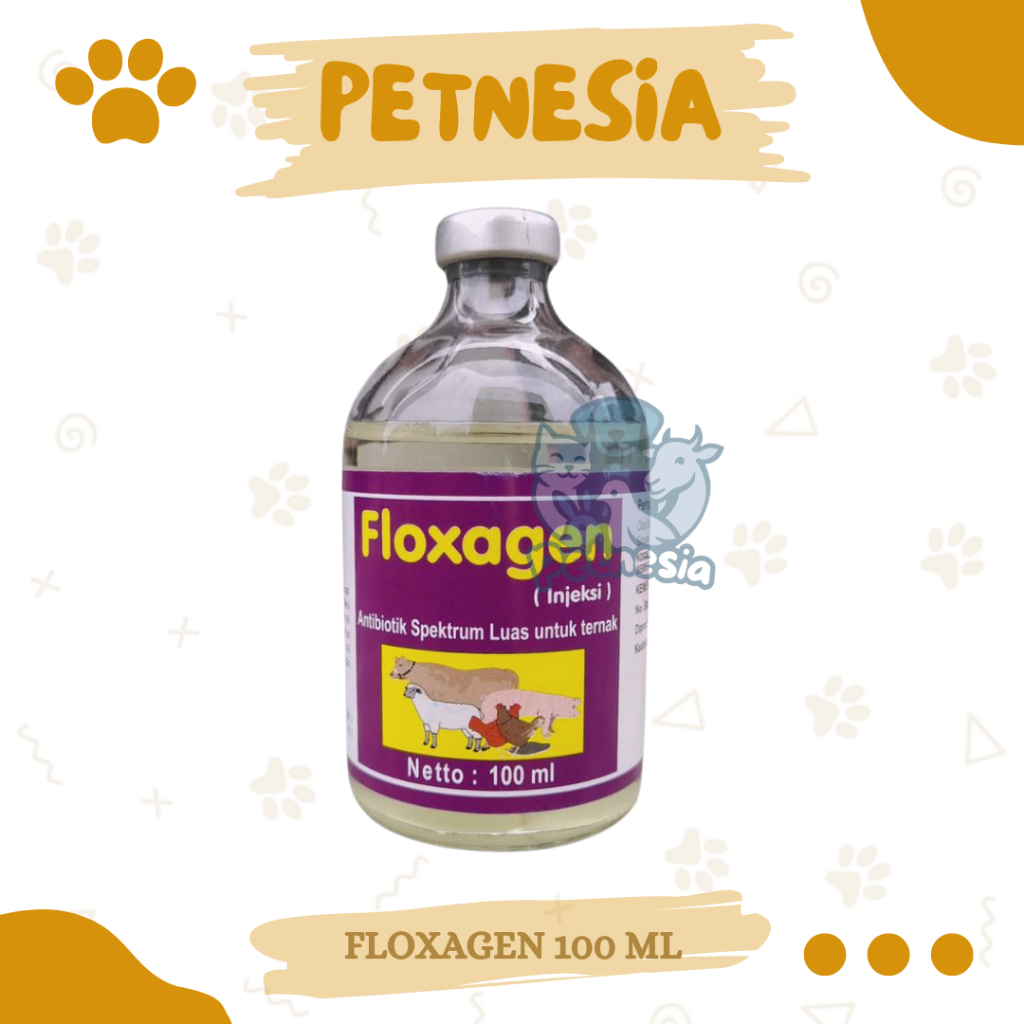 FLOXAGEN 100 ML - Antibiotik Pernafasan Untuk Ternak