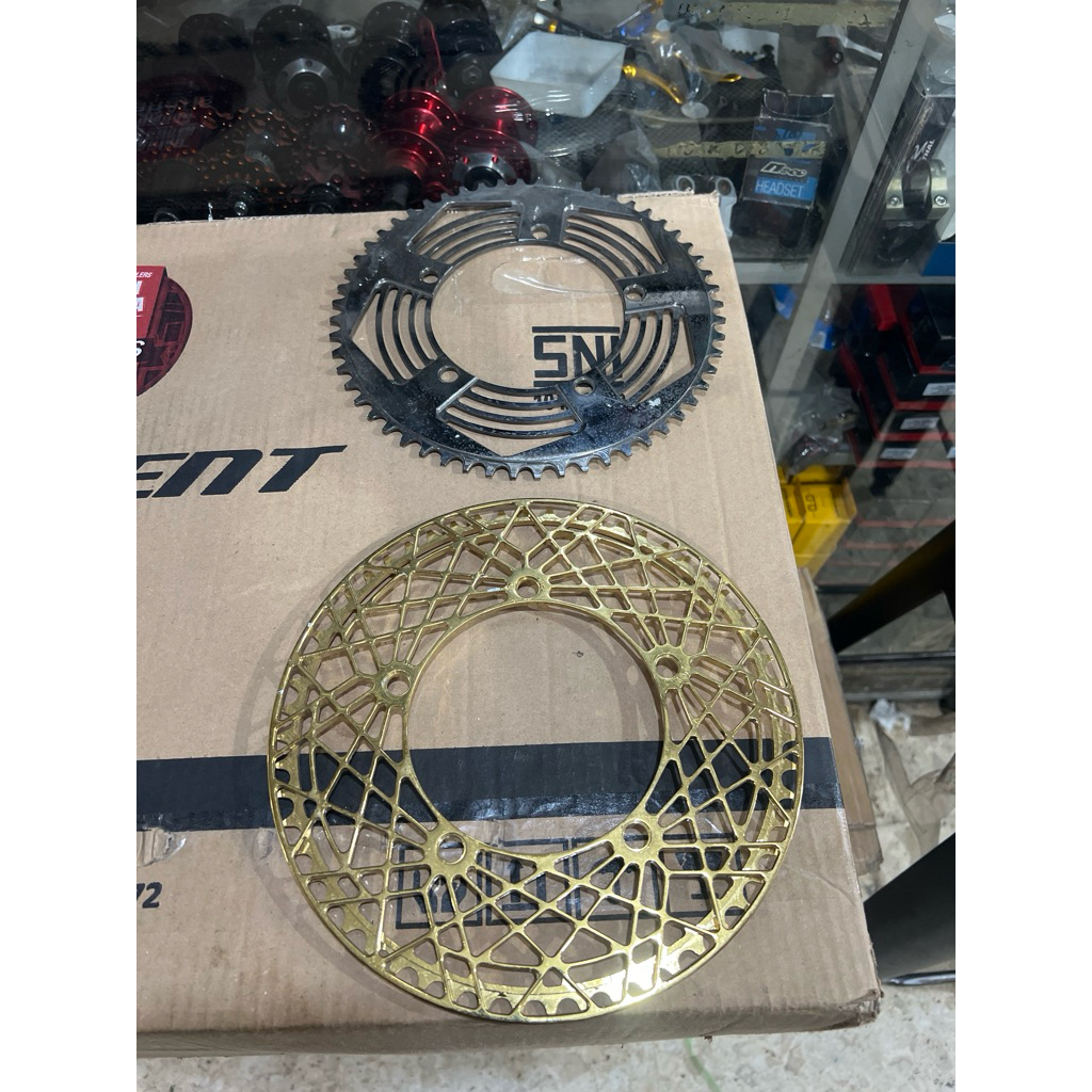 Chainring Sepeda Lipat 56T sale abis karena Cat Terkelupasb