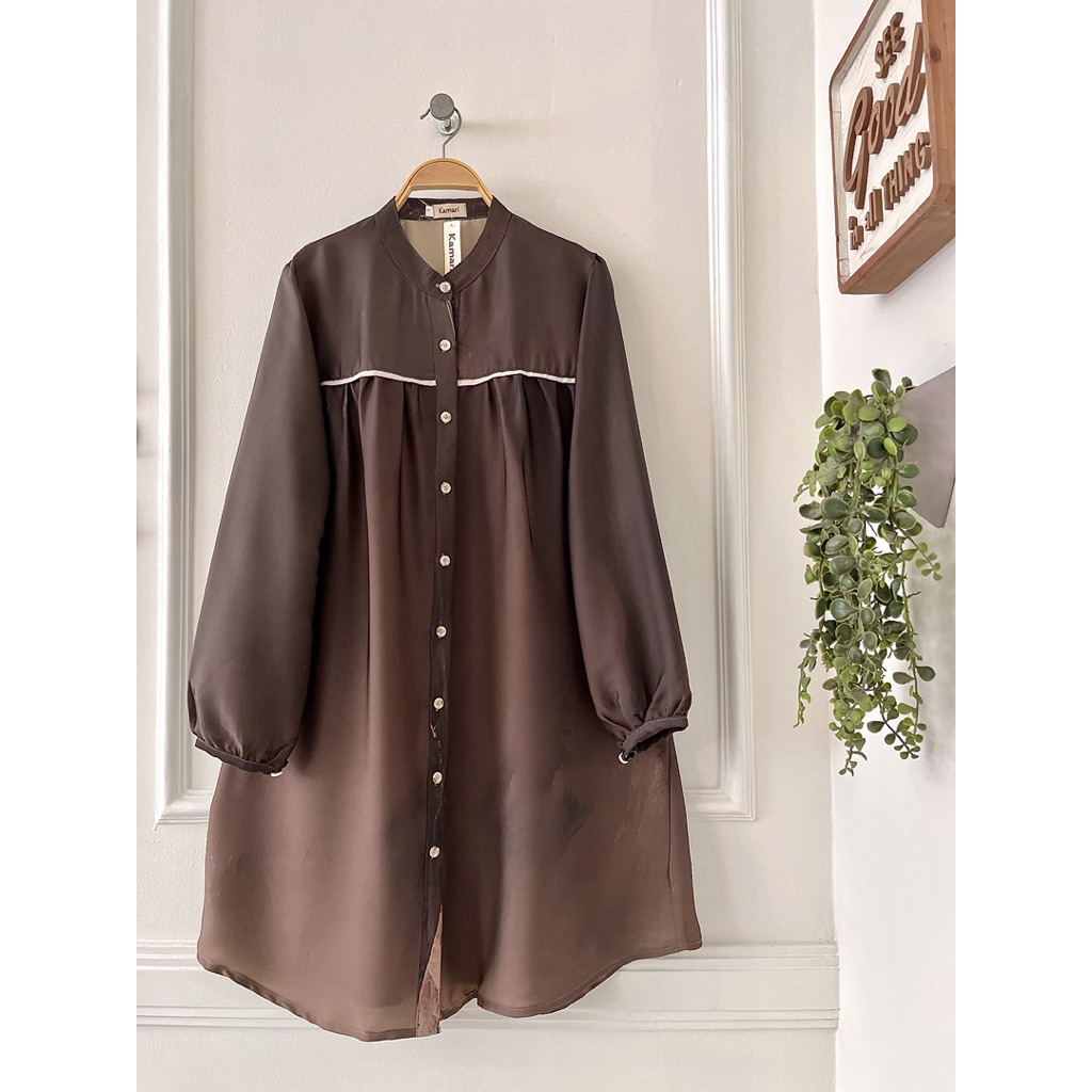 TUNIK JULIYA SILK CRESPO PRINT PREMIUM ARMANY SILKY OPNESEL BY KAMARI