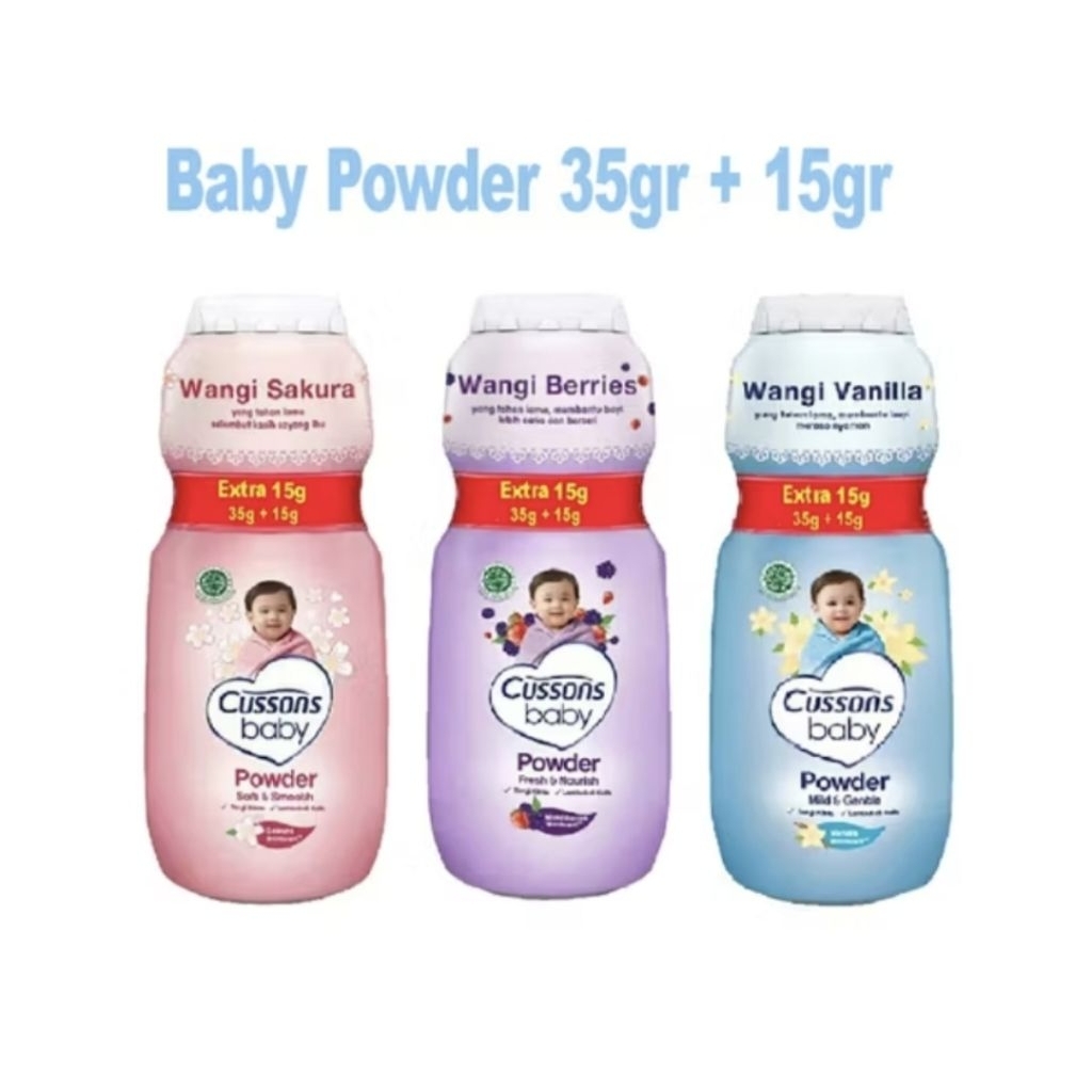 CUSSONS | CUSSONS BABY BEDAK TABUR 50GR | CUSSONS BABY BEDAK VANILLA