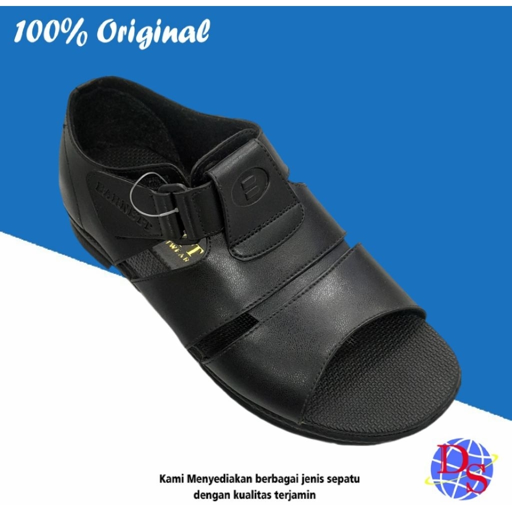Sandal Pria Barnett BL 20 Hitam Sepatu Sandal Barnett
