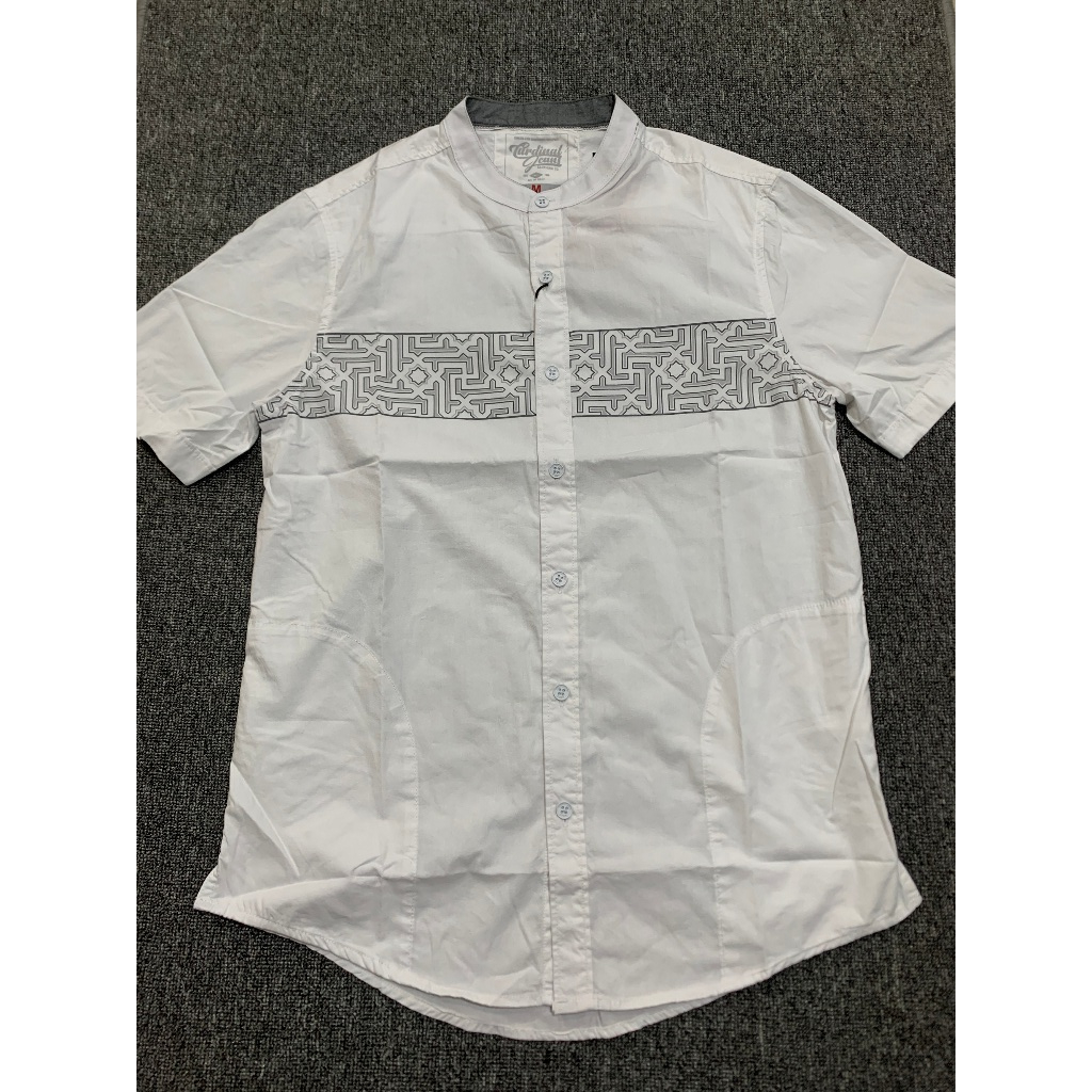 Kemeja Koko Lengan Pendek Pria Cardinal Slim Fit CAHAI03082P 08A Putih Original