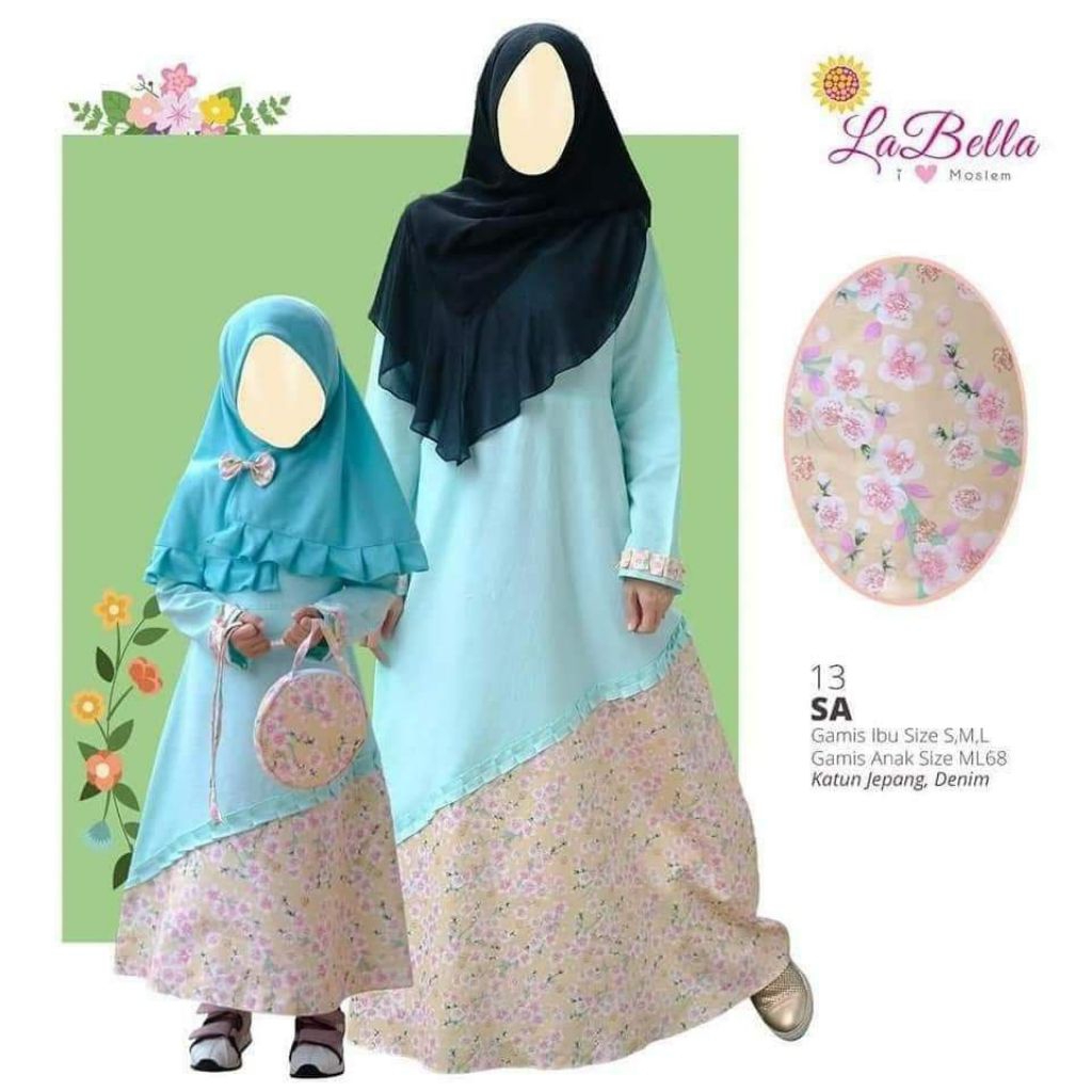 GAMIS DEWASA (tanpa jilbab) by LABELLA
