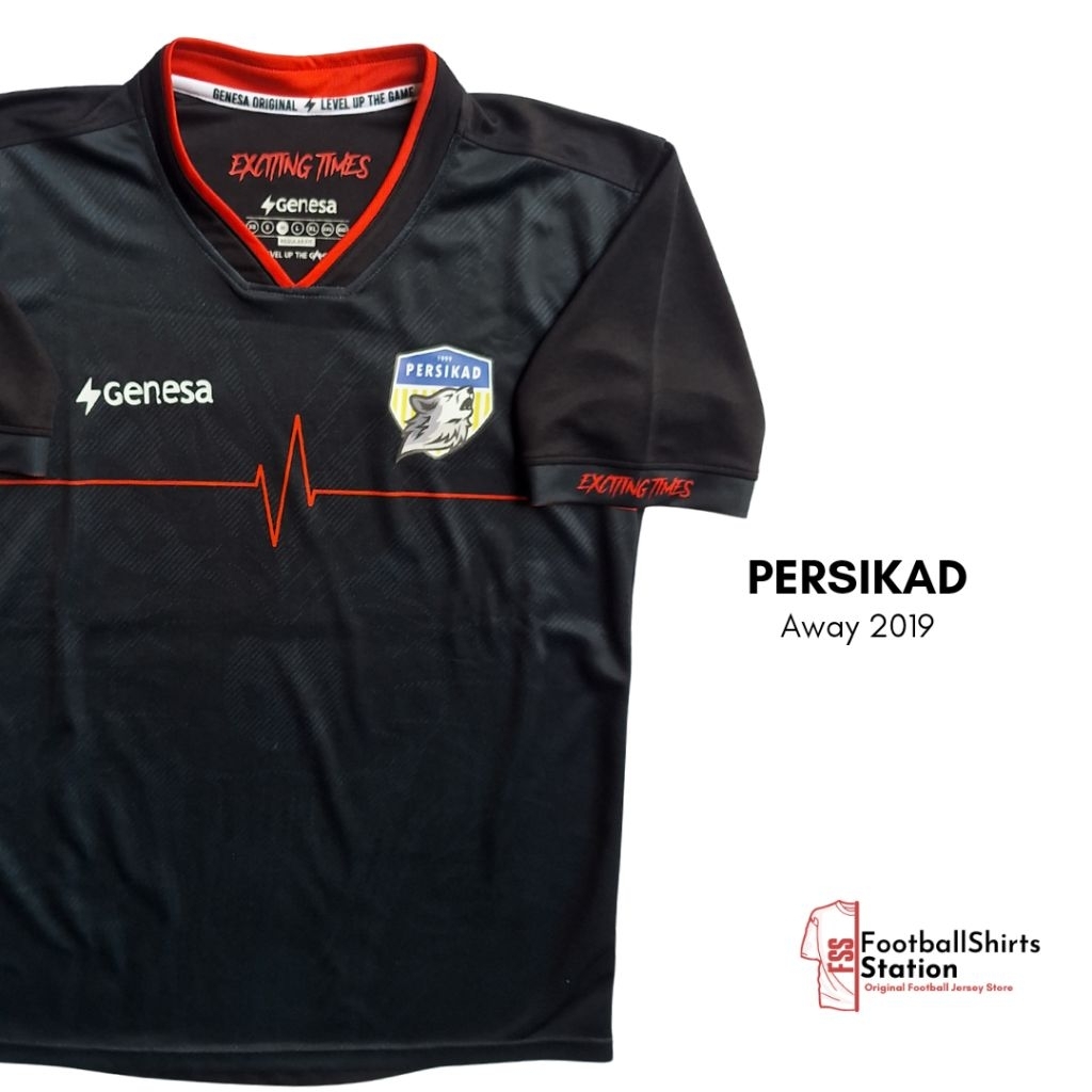 Jersey Persikad Depok Away 2019 Suporter Version Size M Original Genesa