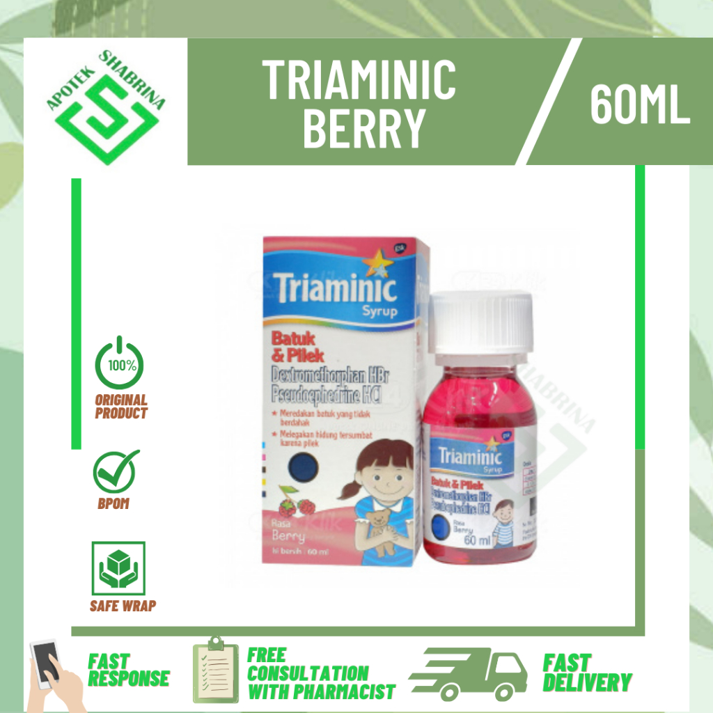 TRIAMINIC BERRY / BATUK KERING DAN PILEK