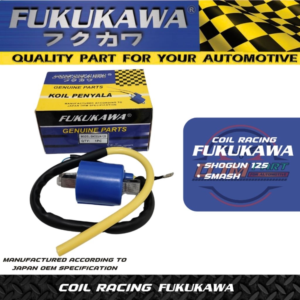FUKUKAWA Coil Standar Racing Koil Pengapian Shogun 125 Pnp Smash Original