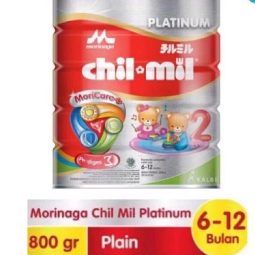 Chilmil Platinum 800 Gr Morinaga Chil Mil Platinum (6-12 Bulan) 800Gr