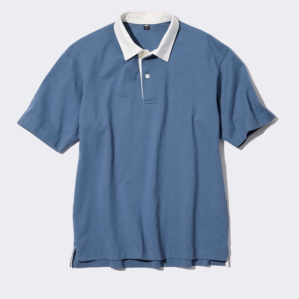 XXL UNIQLO Polo Rugby Rugger Shirt Kaos Polo Kerah Lengan Pendek 3L Jumbo Big Size