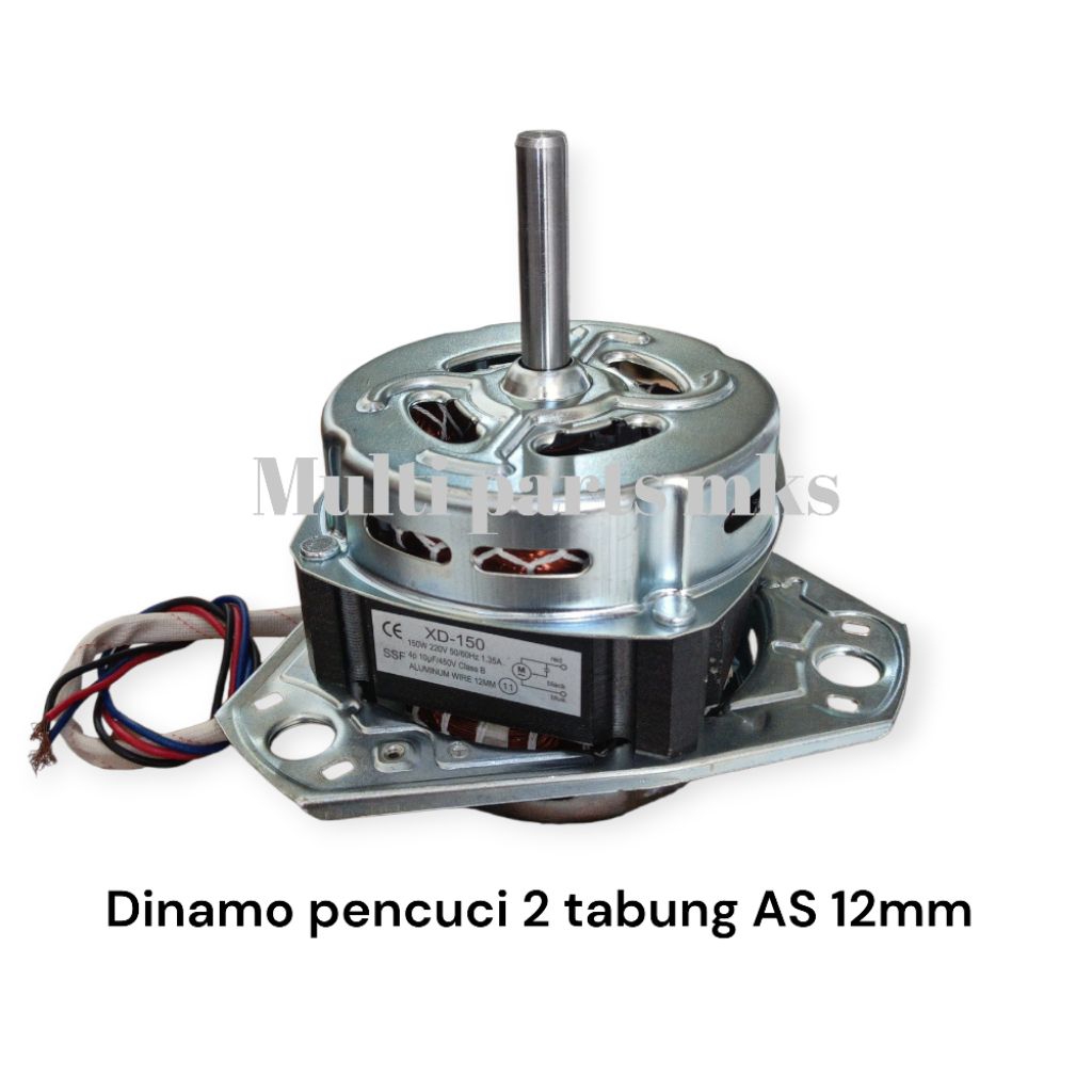 DINAMO PENCUCI MESIN CUCI 2 TABUNG / DINAMO WASH AS 12MM