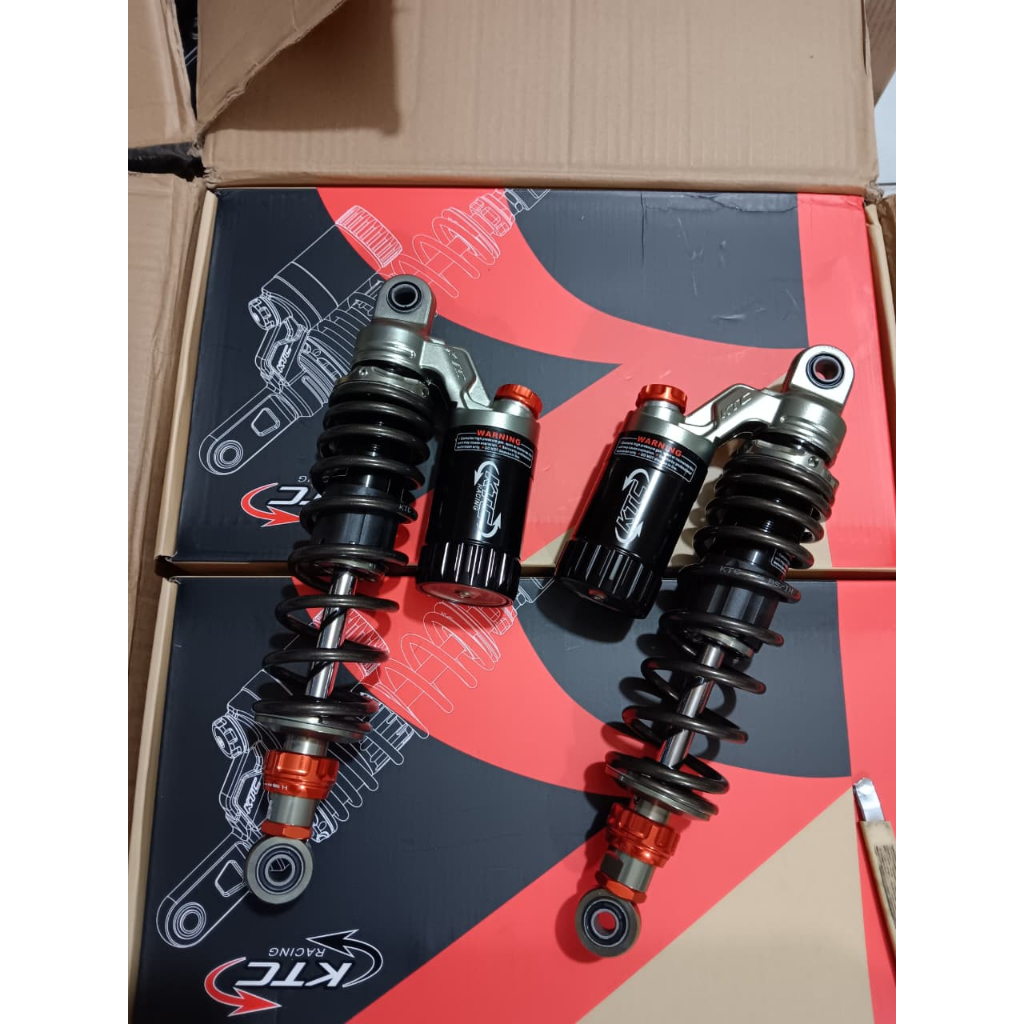 Shockbreaker Shok Belakang KTC Extreme 320mm Warna Merah hitam Titan Hitam As Gold ORIGINAL KTC  CB 