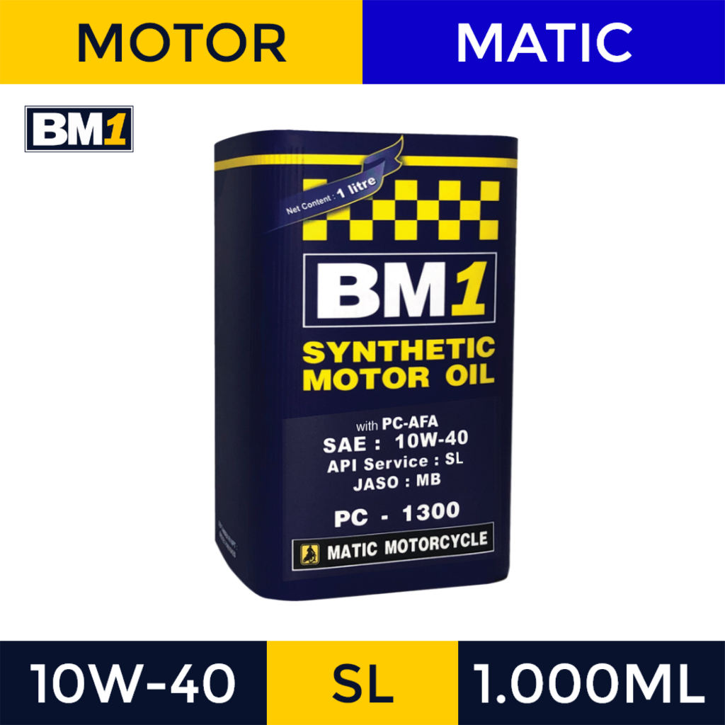 OLI MOTOR MATIC BM1 PC 1300 10W-40 SL (1000ML / 1L)