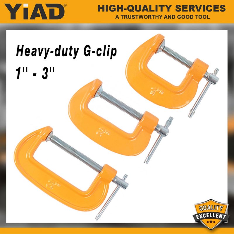 YiAD 1-3 Inci Penjepit Kayu Tipe G Penjepit Kayu Penjepit C Alat-alat Kayu