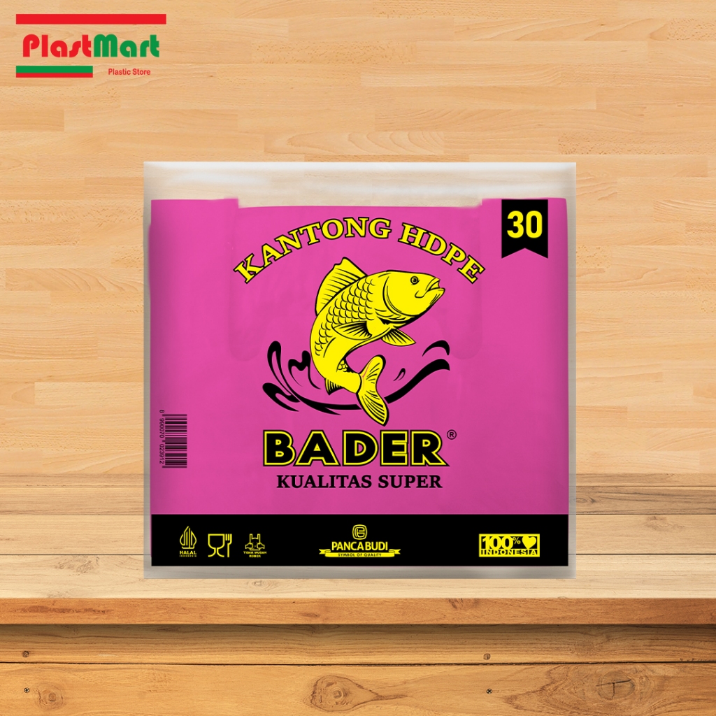 Kantong Plastik Kresek Bader Pink / Plastik HDPE Pink