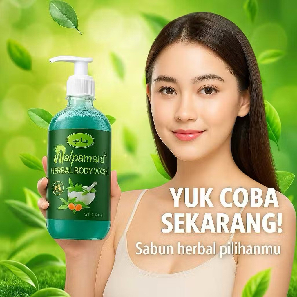 Body Wash Nalpamara Sabun Cair Nalpamara Herbal Body wash Rice milk