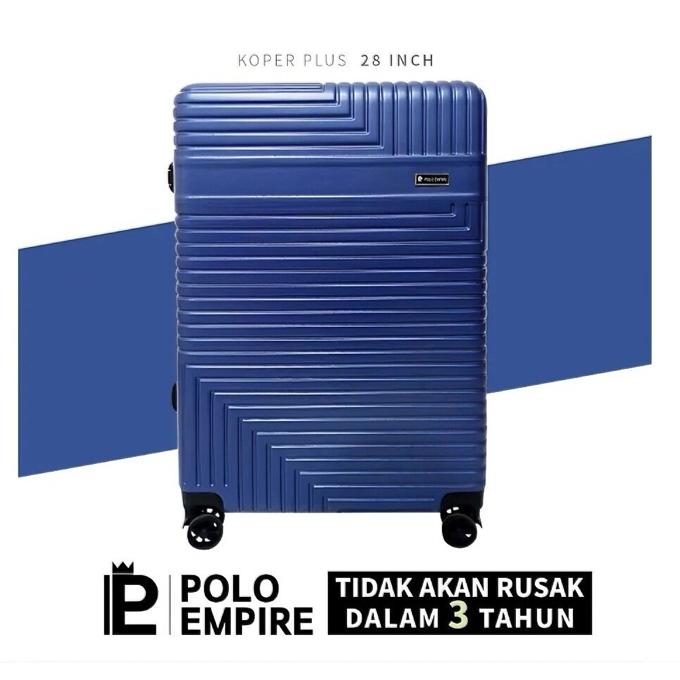 [Polo Empire]-Stiker diberikan] Promo Kapasitas ekstra besar --Polo Empire Koper 28 inch promo Kapas