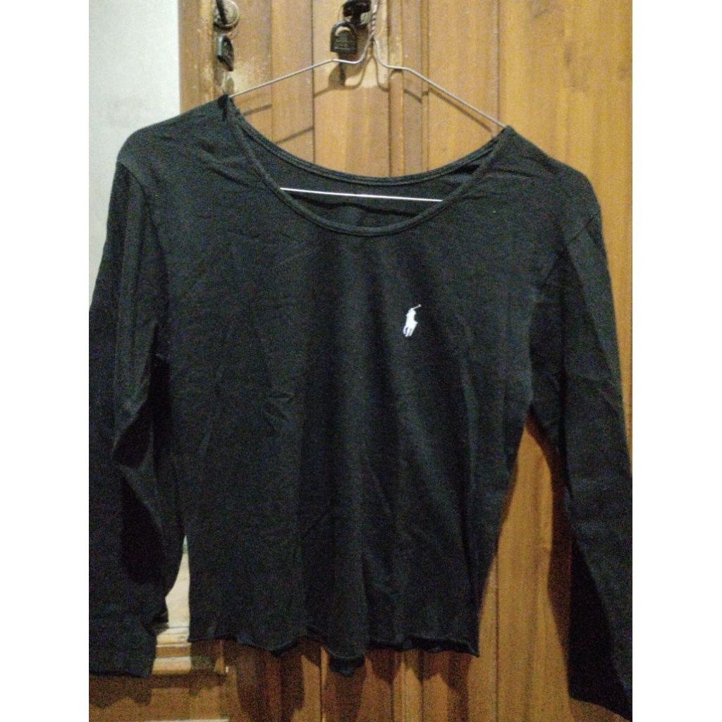 Preloved Manset Hitam Polo
