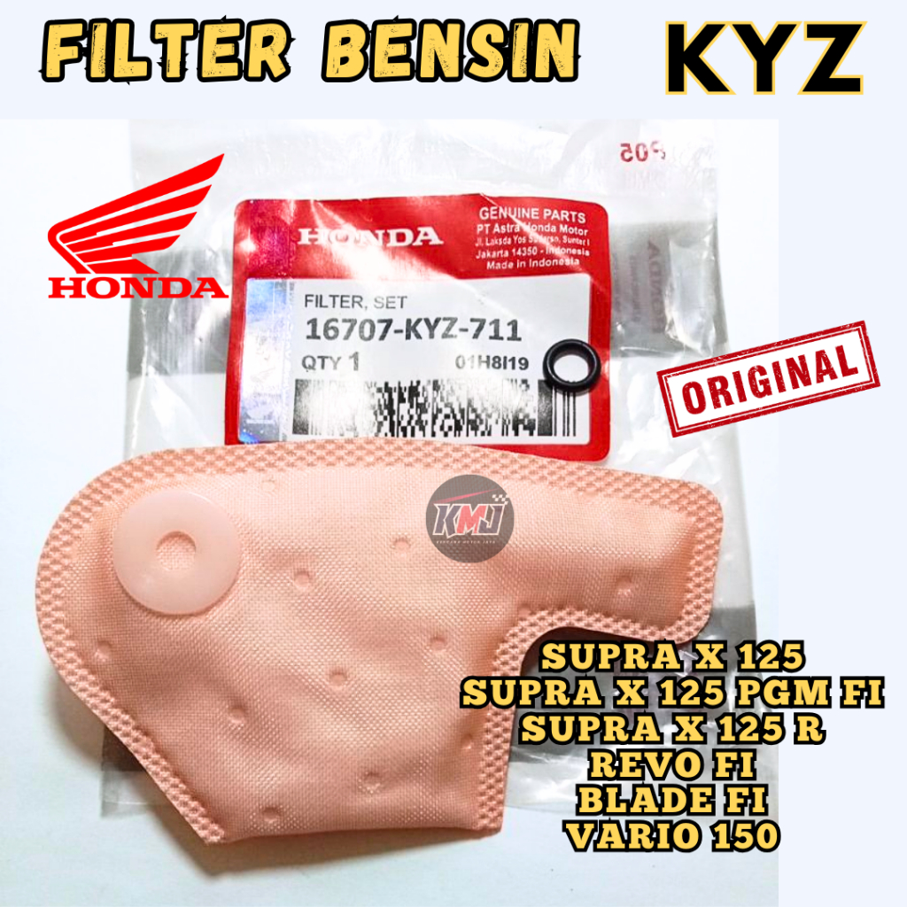 16707-KYZ-800 Filter Fuel Pump Filter Saringan Bensin Pempers KYZ Honda Supra X 125 2004-2011 Supra 