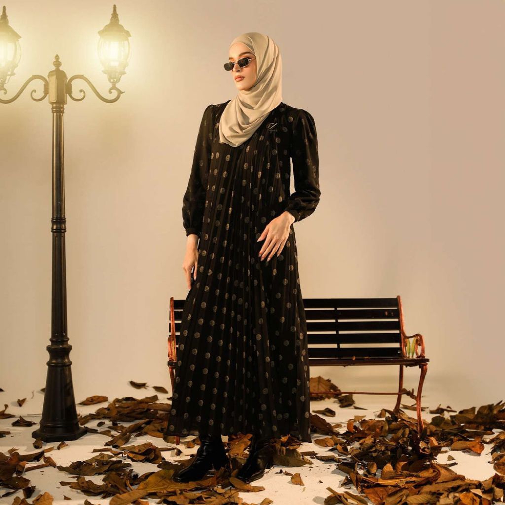 ZS - Anaya Dress by Zaskia Sungkar | Dress Polkadot | Dress Elegant | Zaskia Sungkar | D'Hijab of Me