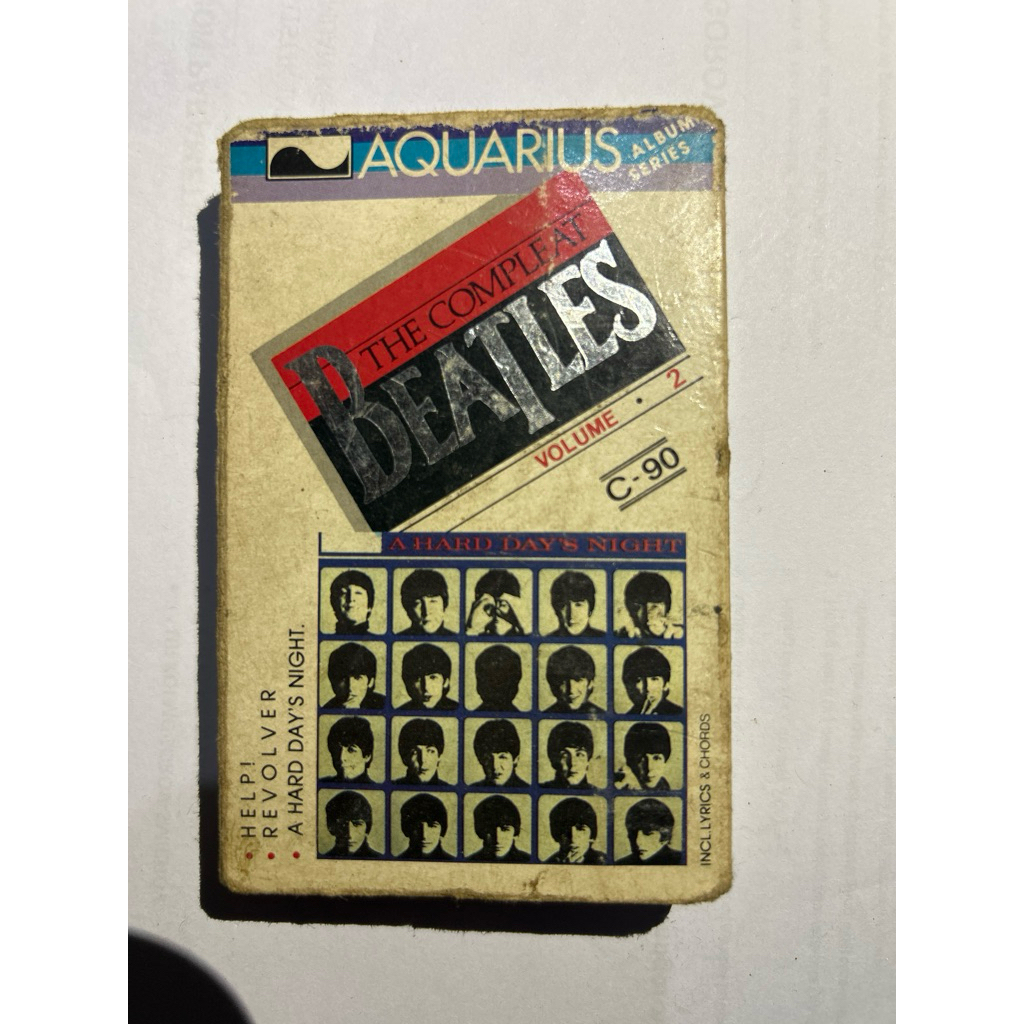 Kaset Pita The Beatles - A Hard Days Night/Help/RevoIver Album with Lyric Book (Preloved)