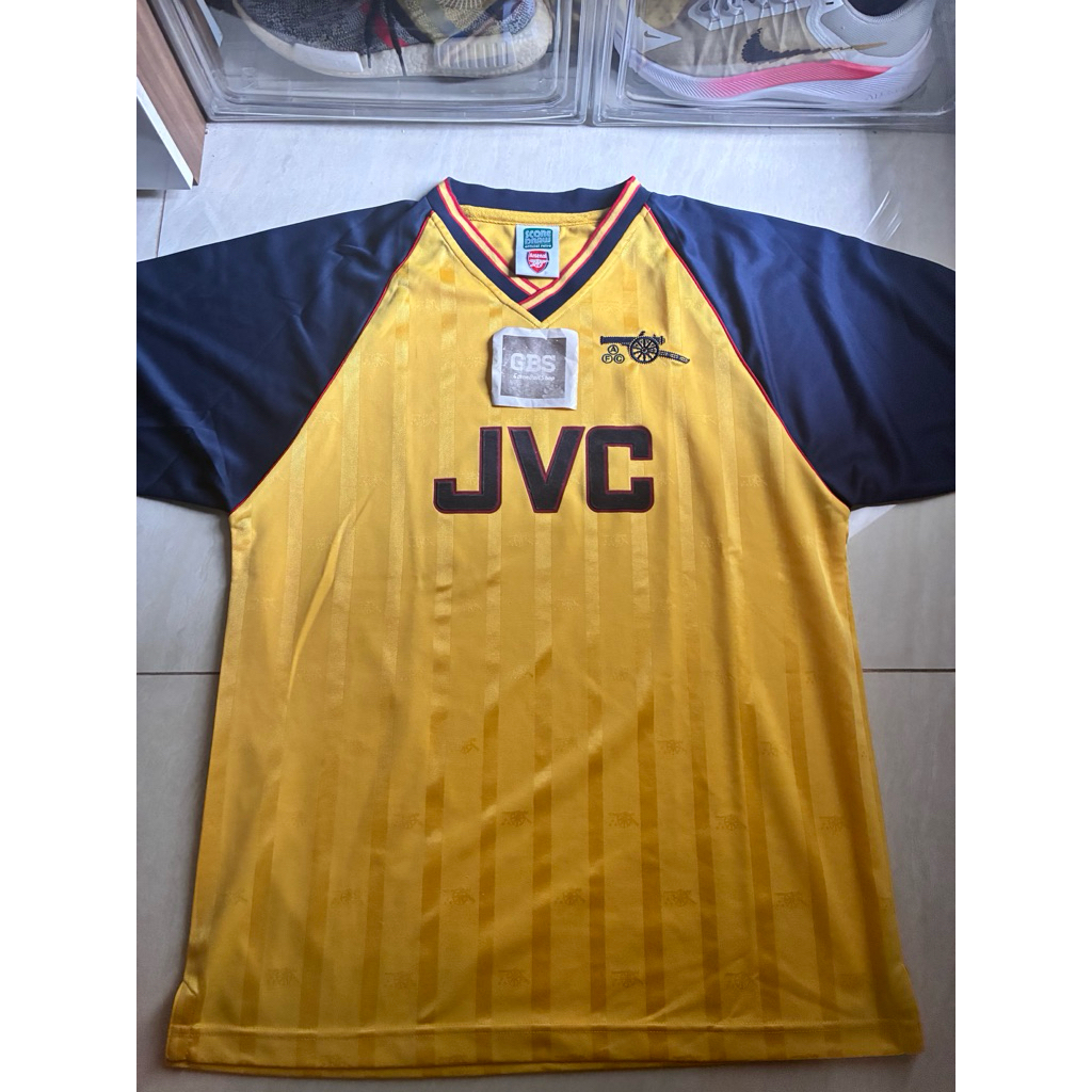 Arsenal Away Retro Jersey Scoredraw 88-89