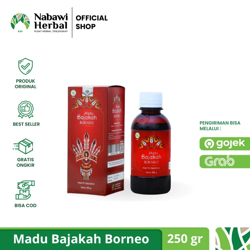 [DIJAMIN ORIGINAL] MADU BAJAKAH BORNEO - Madu Bajakah Asli Berbahan Dasar Akar Bajakah Asli Borneo