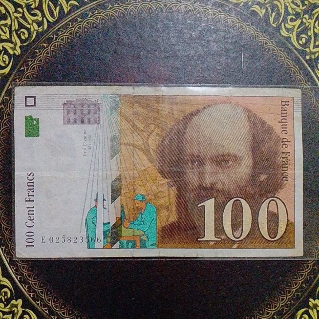 Uang Perancis 100 franc 1997 vf