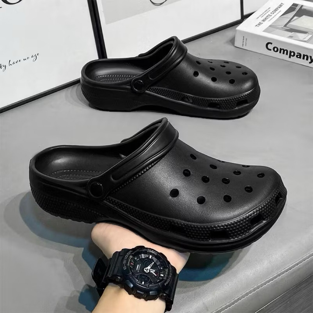 Sandal Slip On Pria Terbaru 2026 Sandal Selop Cowok Kekinian Sandal Baim Pria Anti Slip Viral