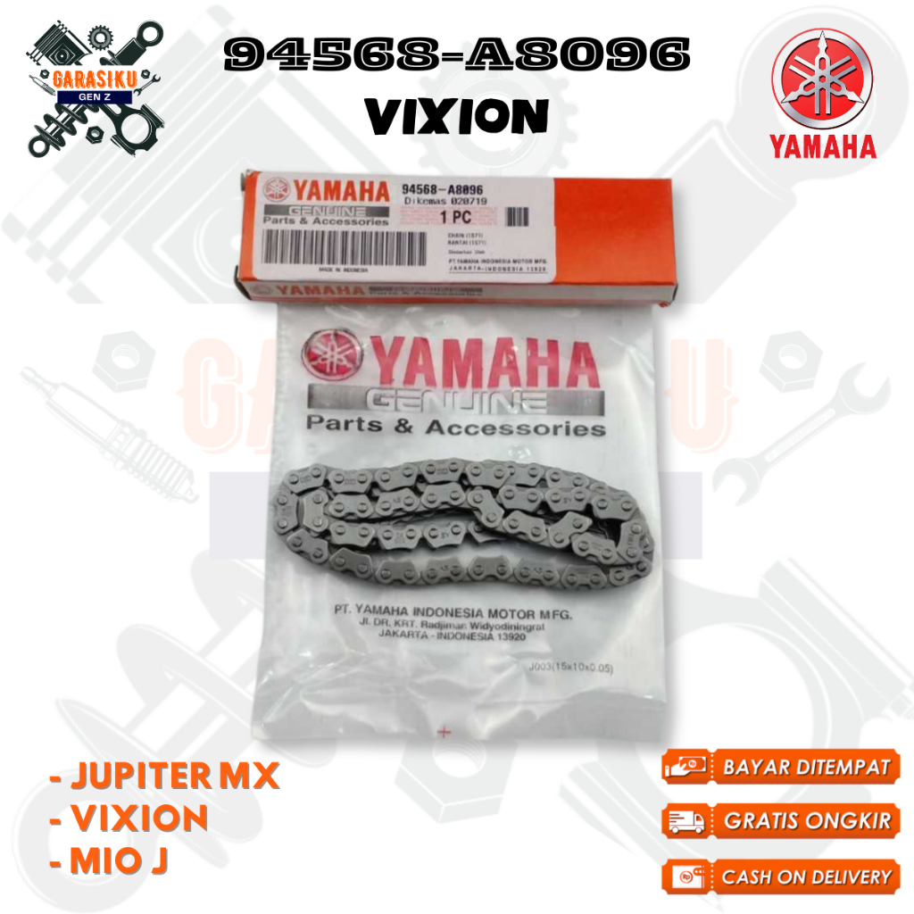 Rantai Keteng Rantai Mesin Vixion - rantai kamprat jupiter mx 94568-A8096 original motor sparepart