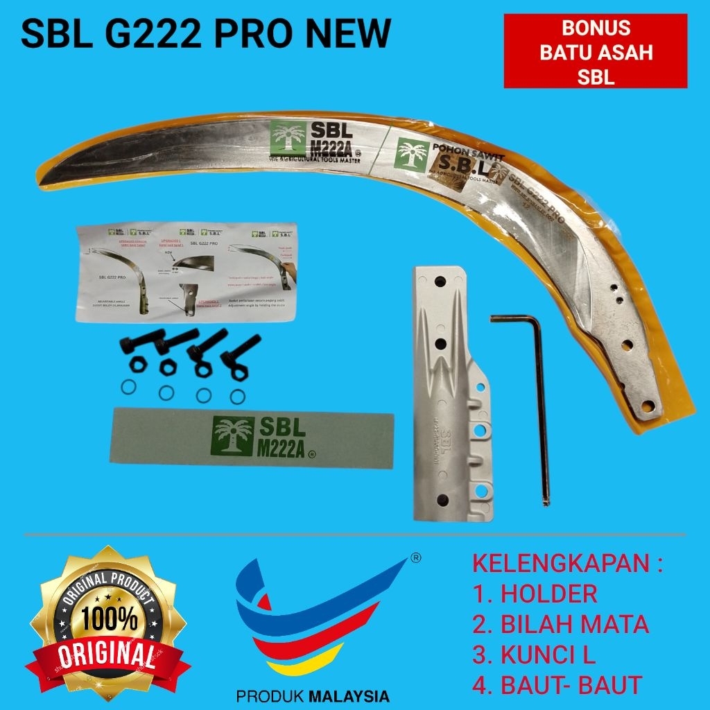 EGREK SBL G222 PRO NEW BONUS BATU ASAH SBL M222A