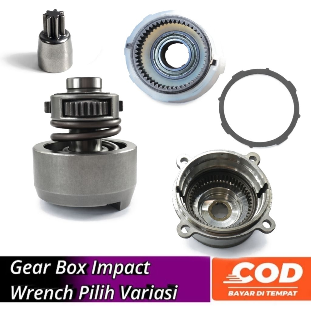 Gearbox Impact Wrench gear box gir box hammer cordless driver sparepart brushless gigi gear bok bisa