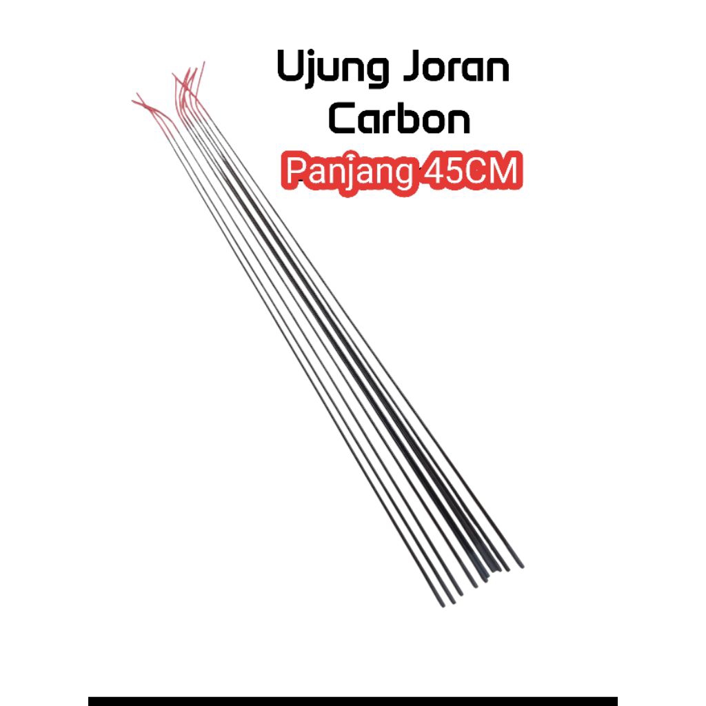 Ujung Joran Carbon Solid Panjang 45cm