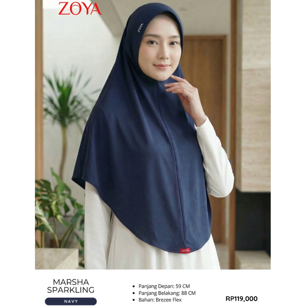 Bergo Zoya Marsha Sparkling Zoya - Bergo instant zoya