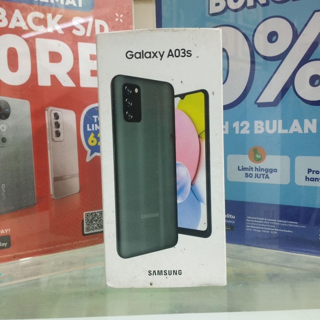 [Bekas] Dus Hp Samsung A03S - Kotak Kardus Lama - Kondisi Sesuai Foto - 0ri9inaI