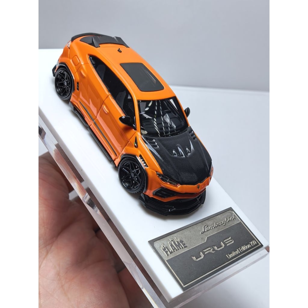 rare lamborghini urus lbwk flame resin