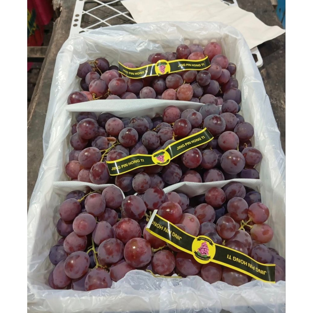 buah anggur 1 keranjang berat -+7kg segar fress Samarinda