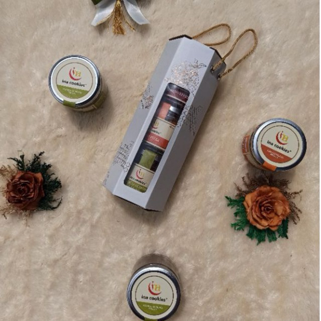 Hampers Gable Box Ina Cookies 3 Jar