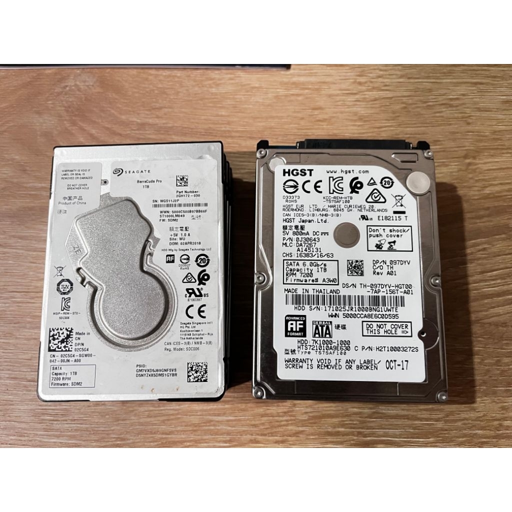 Hardisk Laptop 2.5 Inch 1TB - Kondisi 100% Normal, Siap Pakai, Kompatibel Berbagai Merek