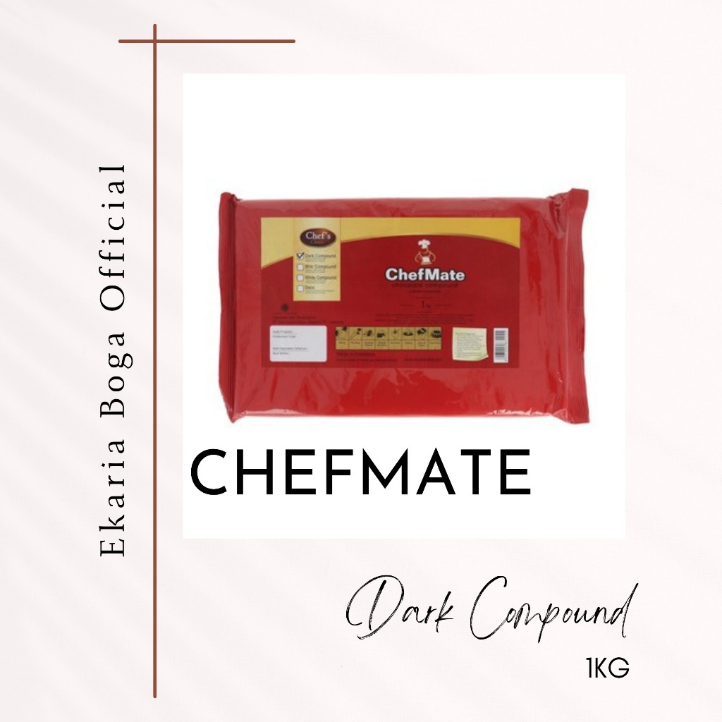 COKELAT | COKLAT BATANG / BLOK / KEMASAN | CHEFMATE COMPOUND | CHEFMATE DARK 1KG