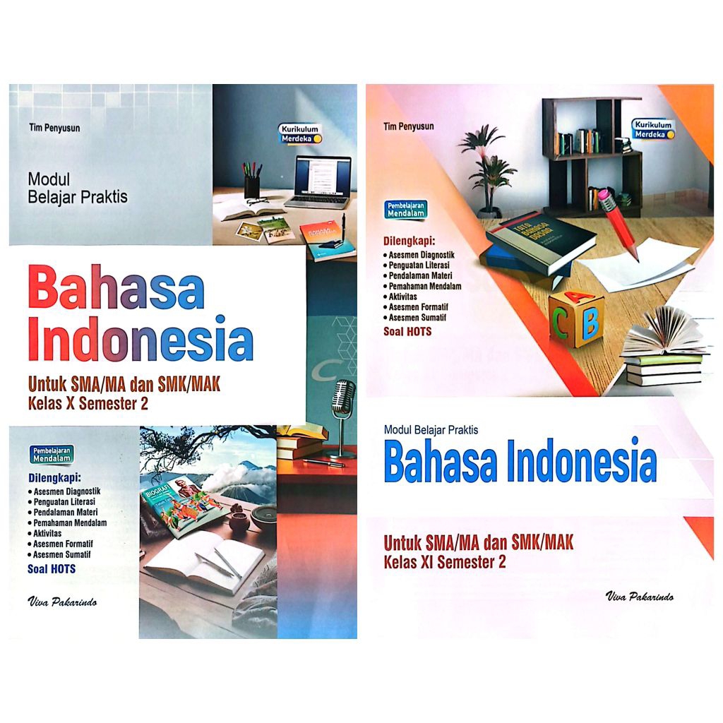 LKS VIVA PAKARINDO SMA SMK BAHASA INDONESIA KELAS 10 11 SEMESTER 2 GENAP KURIKULUM MERDEKA TA.2025-2